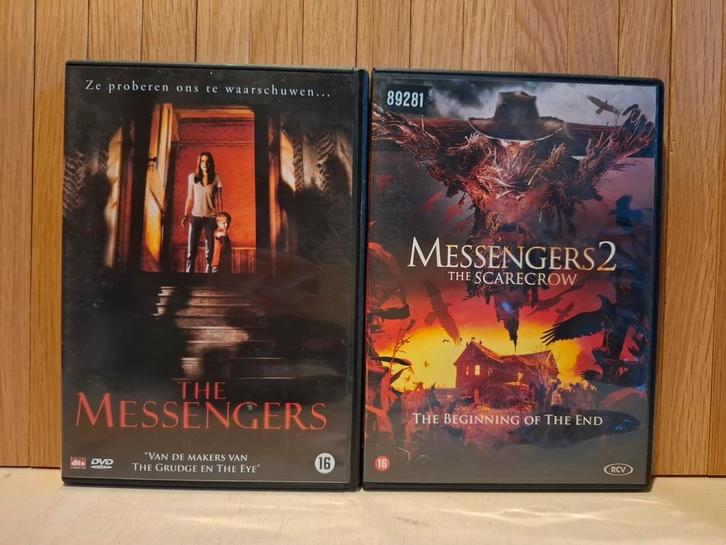 The Messengers 1 & 2 - Horror Mysterie - 2 DVD Set, Cd's en Dvd's, Dvd's | Horror, Zo goed als nieuw, Spoken en Geesten, Vanaf 16 jaar