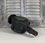 Antieke Franse zwarte koets lantaarn voor decoratie, Ophalen of Verzenden