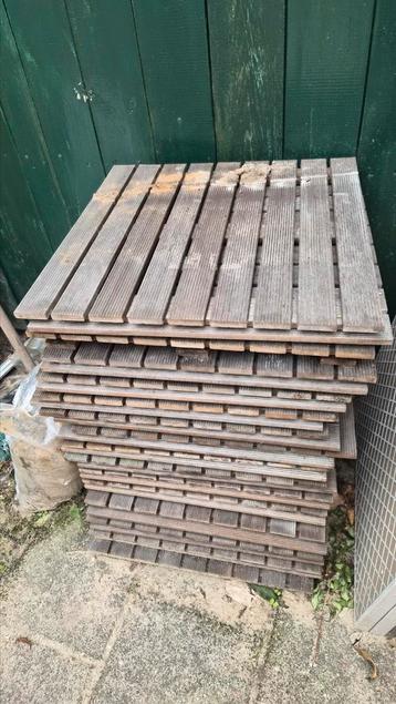 Elephant hardhouten terrastegels vlonders bankirai 50x50 beschikbaar voor biedingen