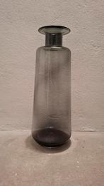 Smalle hoge vaas, smoke, Ophalen, Overige kleuren, 50 tot 75 cm, Glas