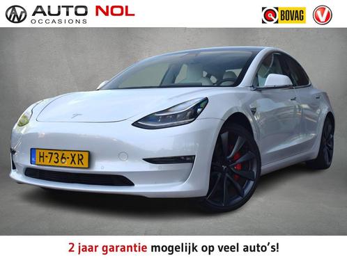 Tesla Model 3 Performance AWD 75 kWh | Autopilot | 461pk | L, Auto's, Tesla, Bedrijf, Te koop, Model 3, 4x4, ABS, Airbags, Airconditioning