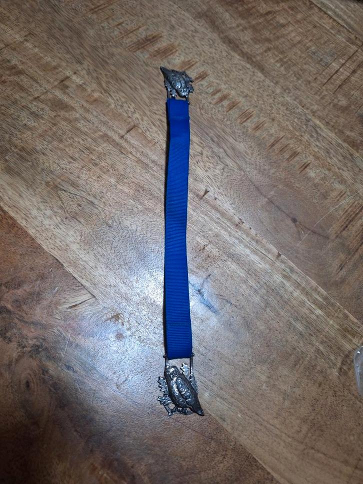 Verzilverde Boekenlegger MASJ Vintage, Antiek en Kunst, Antiek | Bestek, Verzenden