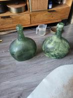 Oude groene flessen, Antiek en Kunst, Ophalen of Verzenden