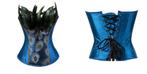 Blauw veren korset bustier pauw dames vrouwen burlesque sexy, Kleding | Dames, Verzenden, Blauw, Body of Korset