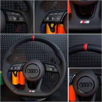 Audi S3 RS3 8Y A4 S4 RS4 A5 S5 RS5 8W B9 Stuur Leder beschikbaar voor biedingen