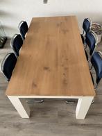 Eettafel, Huis en Inrichting, Ophalen, Eikenhout, 200 cm of meer, 50 tot 100 cm