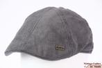 Flatcap Platte pet Hawkins grijs ribfluweel 57, 58 en 59 New, Nieuw, Pet, Hawkins, Ophalen of Verzenden