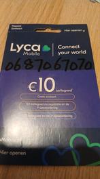 Lyca Mobile Prepaid Simkaart - 06.870.670.70 top nummer, Verzenden, Nieuw, Overige providers, Prepaidkaart
