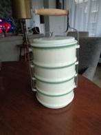 emaille Tiffin  Carrier oftewel  Lunchtrommel, Ophalen of Verzenden