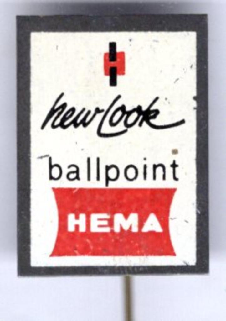 NewLook ballpoint HEMA blik speldje ( K_206 ), Verzamelen, Speldjes, Pins en Buttons, Nieuw, Speldje of Pin, Merk, Verzenden