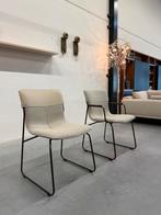 2 Nieuw Leolux Ditte eetkamerstoel loft stof design stoel, Huis en Inrichting, Stoelen, Leolux, Twee, Nieuw, Ophalen of Verzenden