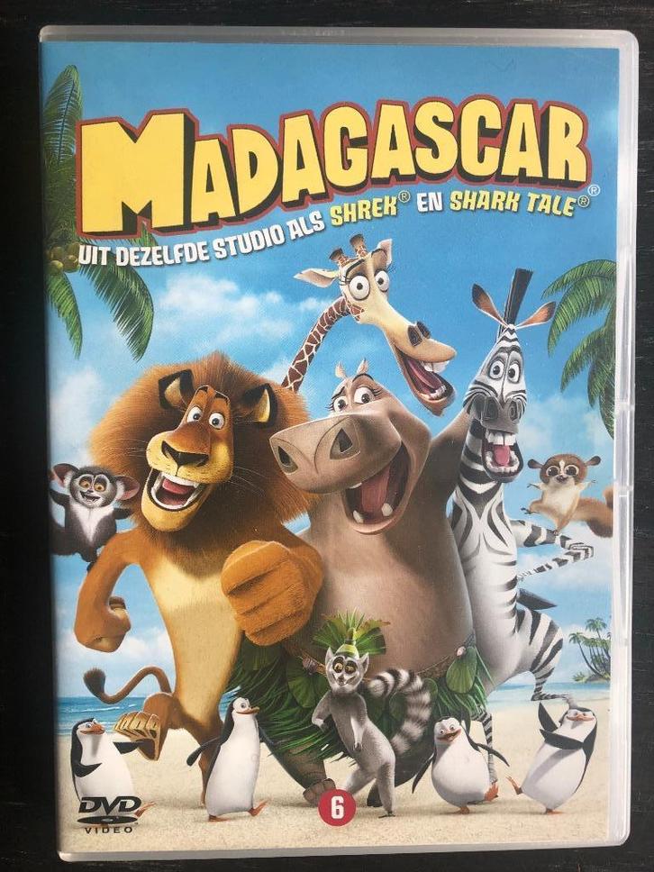 DVD, Madagascar, Dreamworks studios, Cd's en Dvd's, Dvd's | Kinderen en Jeugd, Zo goed als nieuw, Film, Dieren, Vanaf 6 jaar, Ophalen of Verzenden