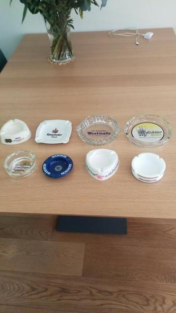 8 bierasbakken beschikbaar voor biedingen