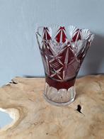 ,mooie kristallen vaas, Huis en Inrichting, Woonaccessoires | Vazen, Ophalen, Overige kleuren, Minder dan 50 cm, Glas