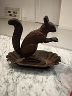 19th C Cast Iron Squirrel Nut Cracker Tail Lever, Ophalen of Verzenden