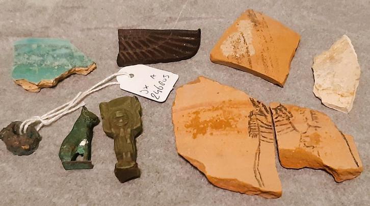 Setje Egyptische grafgiften, Antiek en Kunst, Kunst | Niet-Westerse kunst, Ophalen of Verzenden