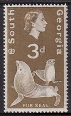 South Georgia 1963, QEII, Rob, 3d, postfris/plakspoor., Postzegels en Munten, Postzegels | Thematische zegels, Dier of Natuur