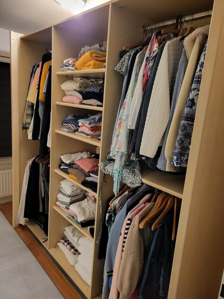 Spiegelkast met schuifdeuren, Huis en Inrichting, Kasten | Kledingkasten, Gebruikt, 50 tot 100 cm, Ophalen