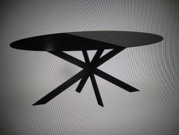 Nero ardi Keramiek eettafel met Matrix poot ovaal Kas20 beschikbaar voor biedingen