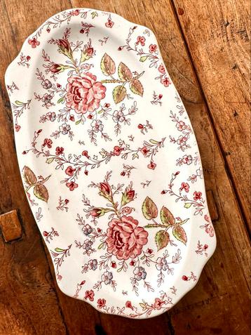 Vintage Johnson Bros. Rose Chintz Schaal beschikbaar voor biedingen