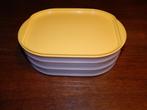 Tupperware vleeswarendoos, Huis en Inrichting, Keuken | Tupperware, Ophalen of Verzenden, Gebruikt, Geel, Overige typen