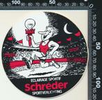 Sticker: Schreder Sportverlichting, Verzenden, Zo goed als nieuw, Sport