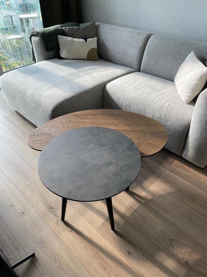 Bijzettafels Maze | Henders en Hazel, Huis en Inrichting, Tafels | Bijzettafels, Zo goed als nieuw, Ovaal, 45 tot 60 cm, 75 cm of meer