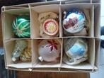 doos 48 bestaat uit 7 oude glazen kerstballen, Diversen, Kerst, Ophalen of Verzenden, Gebruikt