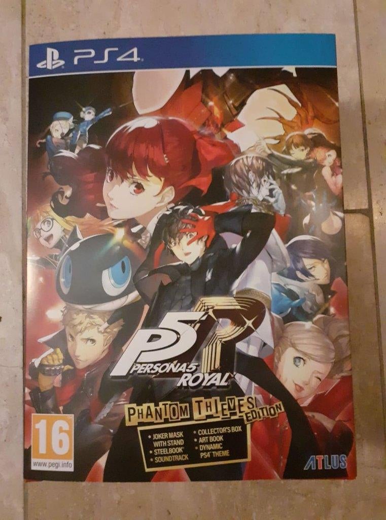 Persona 5 Royal Phantom Thieves Collectors edition voor Ps4, Spelcomputers en Games, Ophalen, 1 speler, Zo goed als nieuw, Role Playing Game (Rpg)