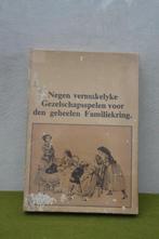 vintage bordspel: Negen vermakelyke Gezelschapsspelen voor d, Hobby en Vrije tijd, Gezelschapsspellen | Bordspellen, Een of twee spelers