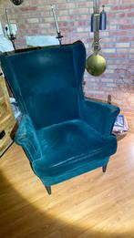 Groene fauteuil te koop, Huis en Inrichting, Fauteuils, Gebruikt, 75 tot 100 cm, Ophalen of Verzenden, Landelijk