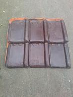 1050 Tuile du Nord dakpannen donkerbruin van Rijn en Kloot, Doe-het-zelf en Verbouw, Dakpannen en Dakbedekking, Ophalen, Gebruikt