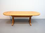 Vintage eettafel ovaal eiken, Ophalen, Eikenhout, Zo goed als nieuw, Vijf personen of meer