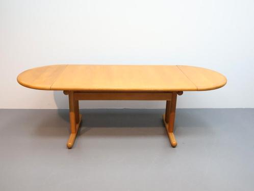 Vintage eettafel ovaal eiken, Huis en Inrichting, Tafels | Eettafels, Zo goed als nieuw, Vijf personen of meer, Ovaal, Eikenhout
