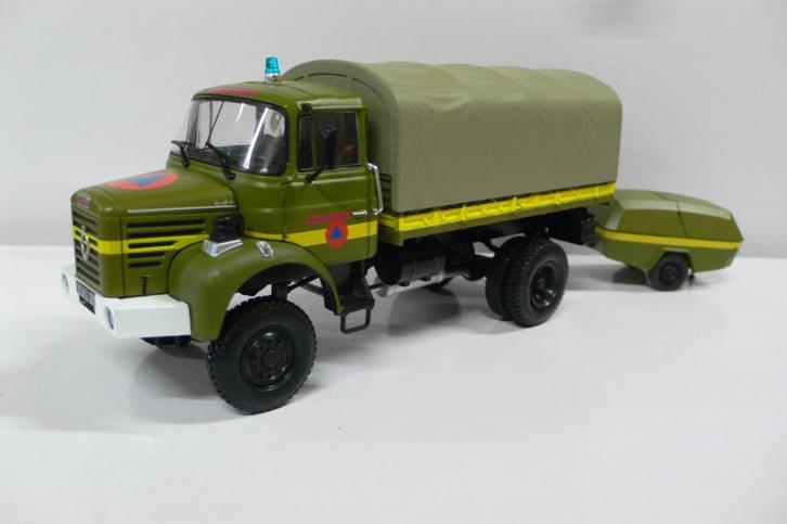 berliet gbo-securite civiele-franse legerauto-altaya 1/43, Hobby en Vrije tijd, Modelauto's | 1:43, Nieuw, Bus of Vrachtwagen