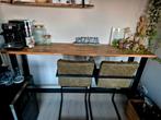 Houten Bartafel op Maat - Ideaal voor Koffiecorner!, Ophalen, Zo goed als nieuw