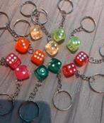 Dobbelsteen Sleutelhanger of (school) Tashanger., Verzamelen, Ophalen of Verzenden, Nieuw