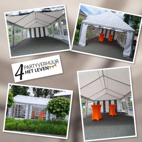 Te huur: partytent 6x4, Tuin en Terras, Partytenten, Zo goed als nieuw, Partytent, 5 tot 8 meter, Minder dan 4 meter, Ophalen