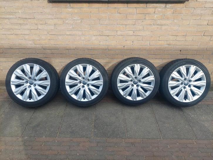 18inch originele Audi winterset A4/A5, Auto-onderdelen, Banden en Velgen, Banden en Velgen, Winterbanden, 18 inch, 225 mm, Ophalen