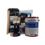 Klusrr | Houtbehandelbox 12-delig | 2,5L Zwart | Beits, Doe-het-zelf en Verbouw, Verf, Beits en Lak, Verzenden, Zwart, Nieuw, Beits