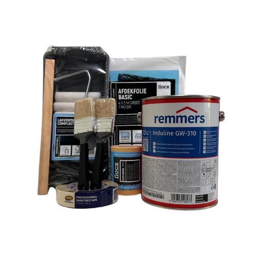 Klusrr | Houtbehandelbox 12-delig | 2,5L Zwart | Beits, Doe-het-zelf en Verbouw, Verf, Beits en Lak, Nieuw, Beits, Minder dan 5 liter