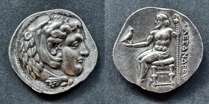 Replica Alexander de Grote tetradrachme, Postzegels en Munten, Penningen en Medailles, Overige materialen, Verzenden