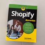 Shopify for Dummies - E-commerce Gids, Ophalen of Verzenden, Zo goed als nieuw, E-commerce en Internet