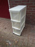 LADEKASTJE op Wielen  Smal  3 lade plastiek, Ophalen of Verzenden, Gebruikt