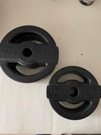 Gewichten schijven barbell gewichten, Sport en Fitness, Fitnessmaterialen, Ophalen, Zo goed als nieuw