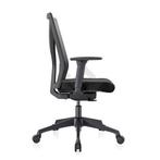 Bureaustoel WQ640MZ - NEN-EN 1335 - 5 jaar garantie - ACTIE!, Zwart, Nieuw, Ophalen of Verzenden, Bureaustoel