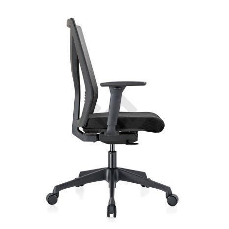 Bureaustoel WQ640MZ - NEN-EN 1335 - 5 jaar garantie - ACTIE!, Huis en Inrichting, Bureaustoelen, Nieuw, Bureaustoel, Zwart, Ergonomisch