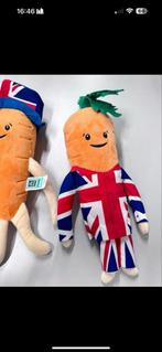 2X Engelse Aldi Kevin The Carrot In a Kilt Wortel XL Knuffel, Kinderen en Baby's, Nieuw, Ophalen of Verzenden, H, H