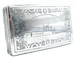 Zilveren tabaksdoos, B. Meijer, Middelburg, 1863, Verzenden, Zilver