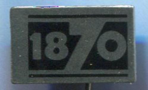 De Nederlanden van 1870 - Amsterdam blik speldje ( W_060, Verzamelen, Speldjes, Pins en Buttons, Zo goed als nieuw, Speldje of Pin